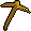 Gilded pickaxe