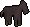 Black toy horsey