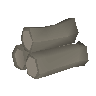Eucalyptus pyre logs