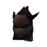 Black dragonhide coif