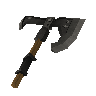 Iron battleaxe