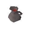 Half full wine jug