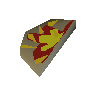 Half pineapple pizza