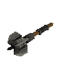 Iron off hand mace