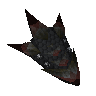 Black dragonhide shield