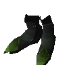 Green dragonhide boots