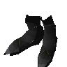 Black dragonhide boots