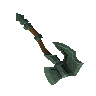 Adamant off hand battleaxe