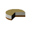 2/3 vanilla cheesecake