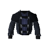Black wizard robe top