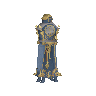 Eternal gilded clock