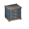 Eternal gilded drawers