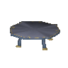 Eternal gilded round table