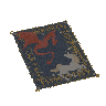 Furniture plans: Decorative dragon and unicorn rug
