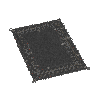 Furniture plans: Decorative black rug