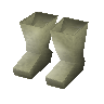 Cream boots